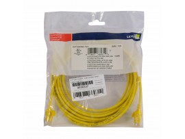 Leviton patch UTP CAT.6 4,6m rumen 3,8mm HighFlex 139-6H460-15Y