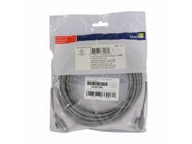 Leviton patch UTP CAT.6 6,1m siv 3,8mm HighFlex 120-6H460-20S