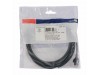 Leviton patch UTP CAT.6 3m črn 3,8mm HighFlex 152-6H460-10E