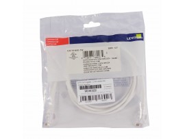 Leviton patch UTP CAT.6 2,1m bel 3,8mm HighFlex 127-6H460-07W