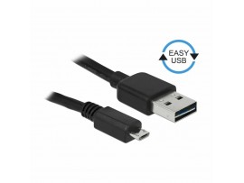 Delock kabel USB A-B mikro EASY 2m obojestranski 83367