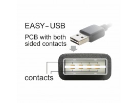 Delock kabel USB A-B mikro EASY 2m obojestranski 83367