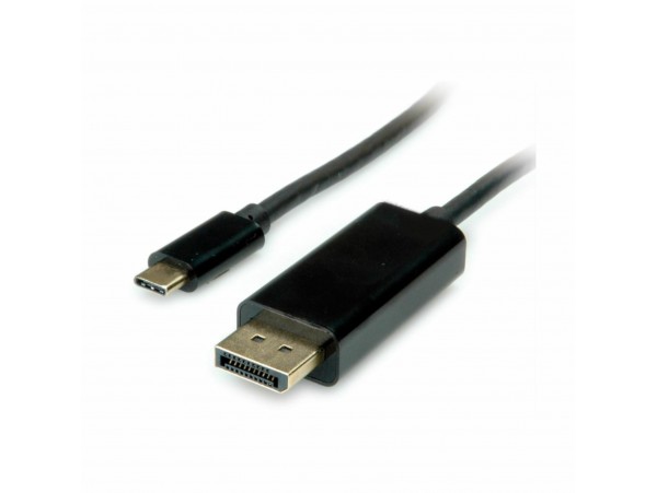 Value kabel USB TipC-DisplayPort 2m 4k črn 11.99.5846-10