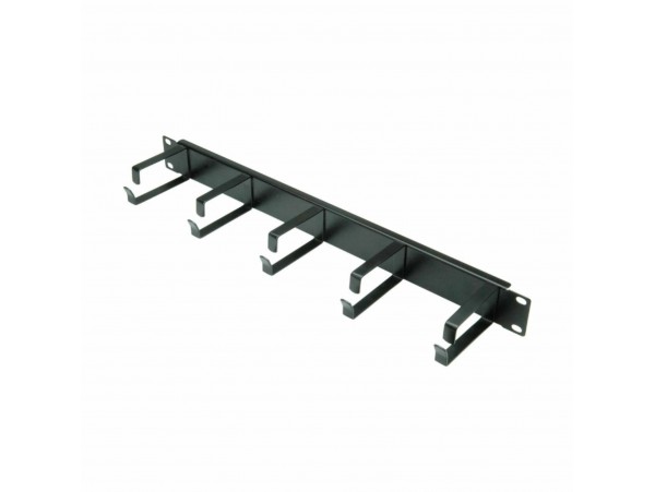Value organizator 1U rack 50x110mm črn kovinski