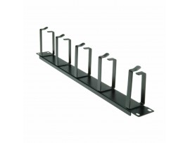 Value organizator 1U rack 50x110mm črn kovinski