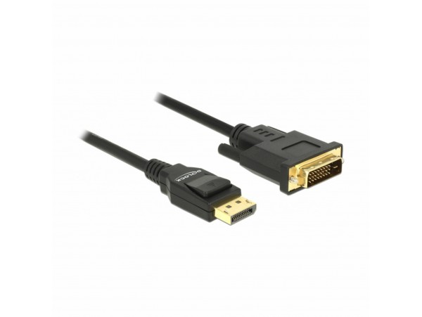 Delock kabel DisplayPort-DVI 1m 4K 85312