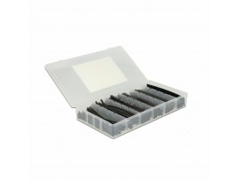 Delock termo skrčke set 100 kos črne 86271