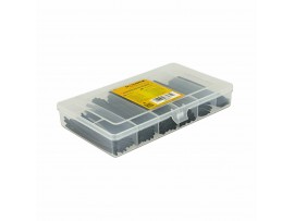Delock termo skrčke set 100 kos črne 86271