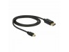 Delock kabel miniDisplayPort-DisplayPort 1m 4K 60Hz 82698