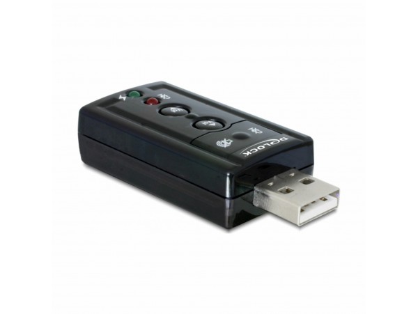 Delock zvočna kartica USB zunanja  7.1 61645