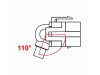 Delock modul HDMI Ž/Ž 20cm 110° 86326
