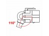 Delock modul USB Ž/Ž 20cm 110° 86327