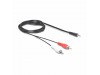 Delock kabel AVDIO 3.5M-2x CinchM 10m 84277