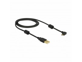 Delock kabel USB A-B mikro kotni-90st. desni 1m 83147