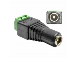 Delock konektor DC 2,1/5,5mm vtičnica za hitri priklop 65421