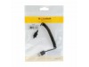 Delock kabel USB A-B mikro spirala do 0,6m 83162