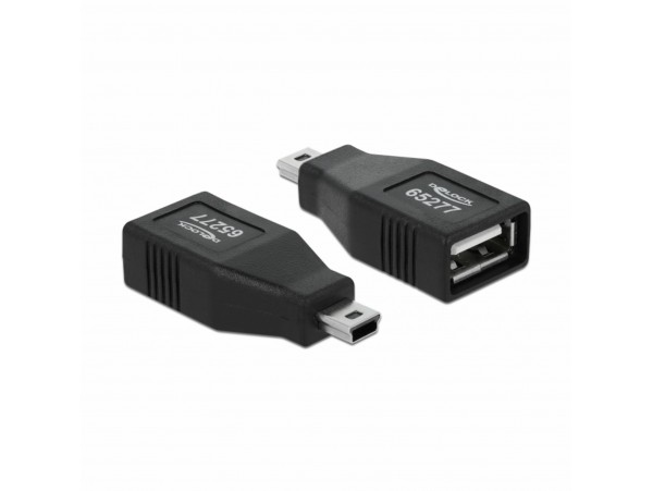 Delock adapter USB mini M 5-pin USB-A Ž 65277
