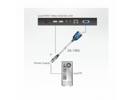 ATEN pretvornik USB - VGA EDID emulator DB15