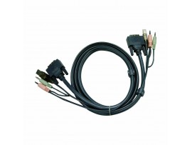 Set kablov ATEN 2L-7D02U DVI/USB/AVDIO 2m