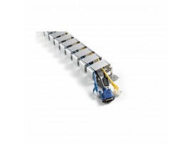 Digitus spenjalna cev plastična 130cm vertikalna srebrna DA-90506