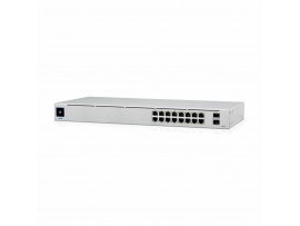 Ubiquiti stikalo 1G 16-port rack 2xSFP 8x PoE Unifi Gen2 42W USW-16-POE