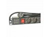 EFB razdelilec rack 8x220V PVC 2m s stikalom EK622DE.2