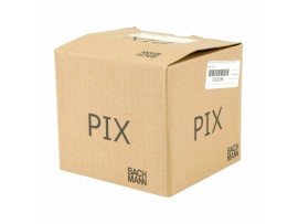 Bachmann PIX vgradna vtičnica 1x220V črna 2m 926.001