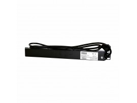 EFB razdelilec rack 7x220V ALU prenapetostna zaščita 2m EK631DE.3