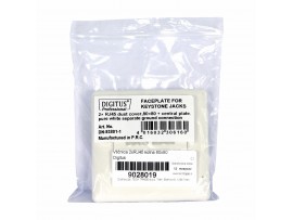 Digitus podometna vtičnica 2x RJ45 kotna 80x80 DN-93801-1