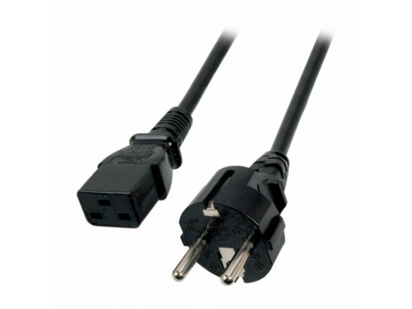 EFB napajalni kabel 220V C19 1,8m črn