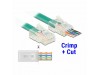 Delock RJ45 konektor CAT.5e UTP Crimp & Cut pak/20 86451