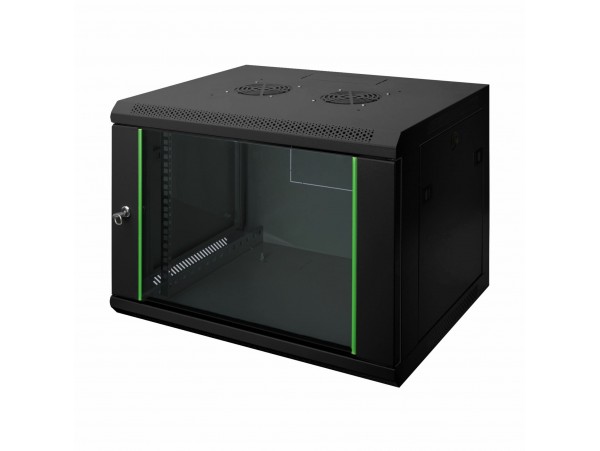 Digitus zidni kabinet  7U 416 600x450 črn sestavljen DN-19 07-U-EC-SW