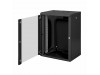 Digitus zidni kabinet 16U 820 600x450 črn sestavljen DN-19 16-U-SW