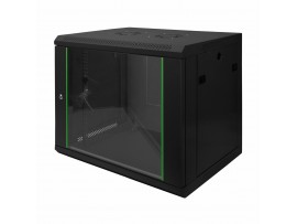 Digitus zidni kabinet  9U 505 600x450 črn sestavljen DN-19 09-U-EC-SW