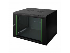 Digitus zidni kabinet 12U 638 600x450 črn sestavljen DN-19 12-U-EC-SW