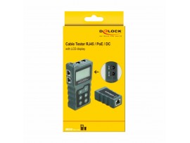 Delock tester mrežni RJ45, POE, DC digitalni 63110