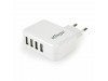 Energenie polnilec USB 4xTipA bel EG-U4AC-02