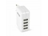 Energenie polnilec USB 4xTipA bel EG-U4AC-02