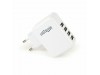 Energenie polnilec USB 4xTipA bel EG-U4AC-02