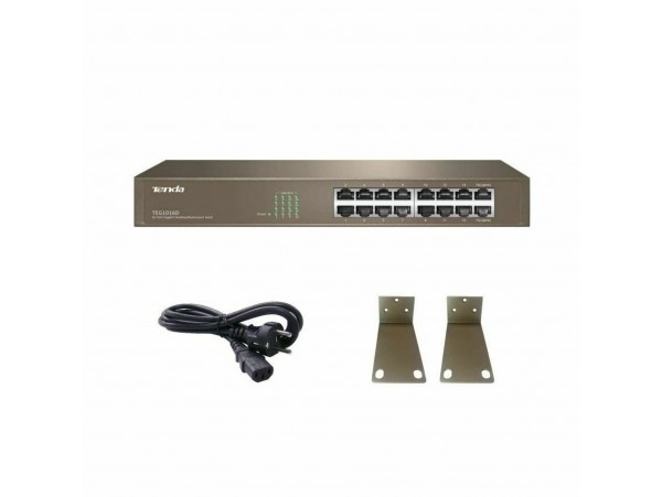 Tenda stikalo Giga 16-port rack/namizni TEG1016D