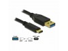 Delock kabel USB 3.1 A-C 1m črn 83870