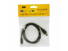 Delock kabel USB 3.1 A-C 1m črn 83870