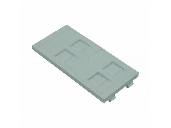 SIMC modul za 4xRJ45 vtičnice bel