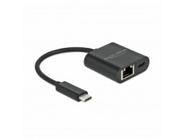 Delock pretvornik USB 3.2 TipC-Mrežni Giga+TipC 66644 Delock pretvornik USB 3.2 TipC-Mrežni Giga+TipC 66644