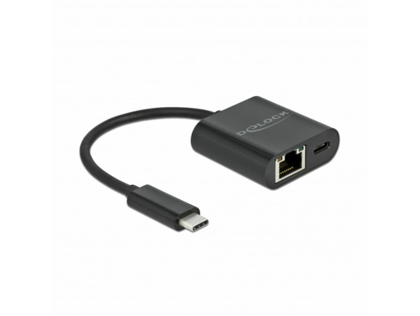 Delock pretvornik USB 3.2 TipC-Mrežni Giga+TipC  66644