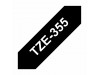 BROTHER trak TZe 355 črn/bel 24mm