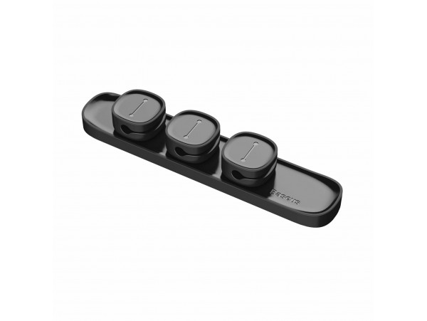 Baseus organizator kablov magnetni črni ACWDJ-01