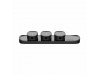 Baseus organizator kablov magnetni črni ACWDJ-01