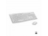 Logitech tipkovnica & miška MK295 SLO Silent brezžična bela 920-009824