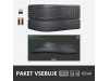 Logitech tipkovnica ERGO K860 SLO Unifying Bluetooth grafitna 920-01010